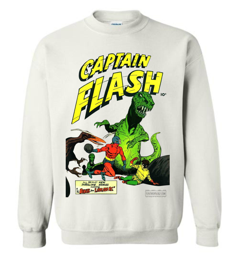 Captain Flash No.3 Sweatshirt (Unisex, Light Colors)
