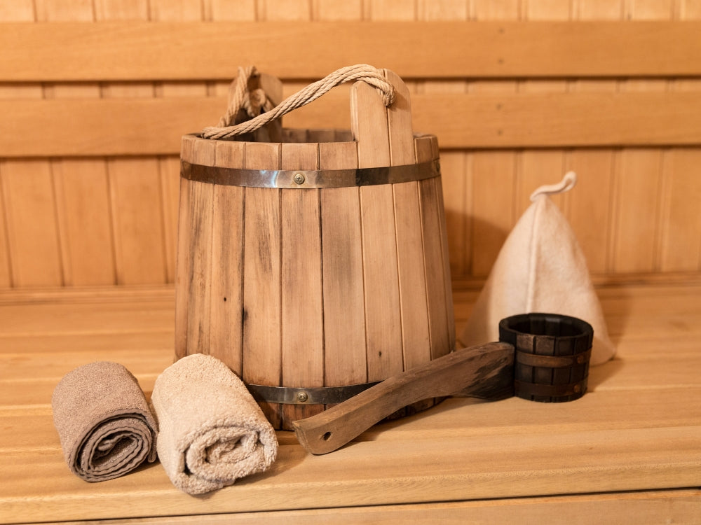 sauna - towel bucket pail ladles dippers.jpg