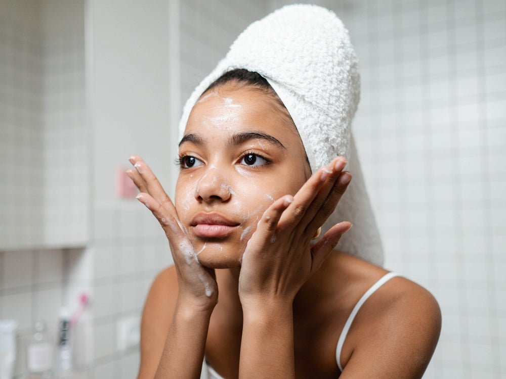 washing face - facial wash