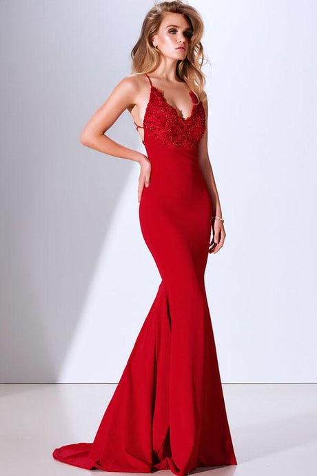 red long prom dresses uk