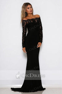 long black dress with sleeves uk