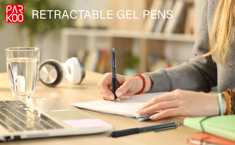Gel Pens,, Black Ink, Suitable For Journaling, Note Taking, Smooth