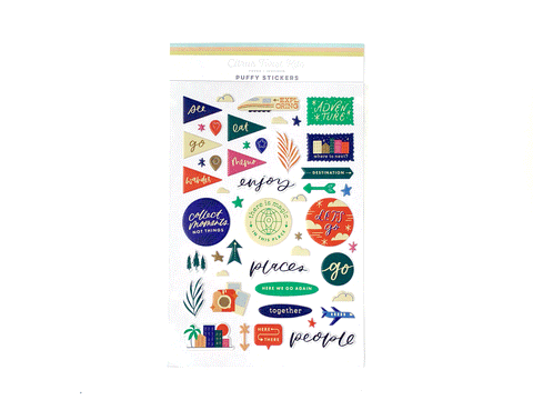 Citrus Twist ONE OF A KIND Cardstock Tiny Word Stickers