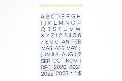 Citrus Twist 4 X 6 Bailey Alphabet Number Month Stamp Citrus Twist Kits