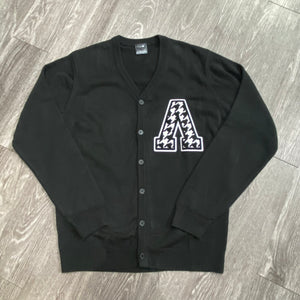 The “Dean” Cardigan (Houndstooth Letter) - AYVlifestyle
