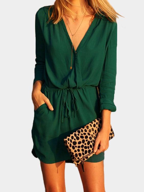 closet green dress