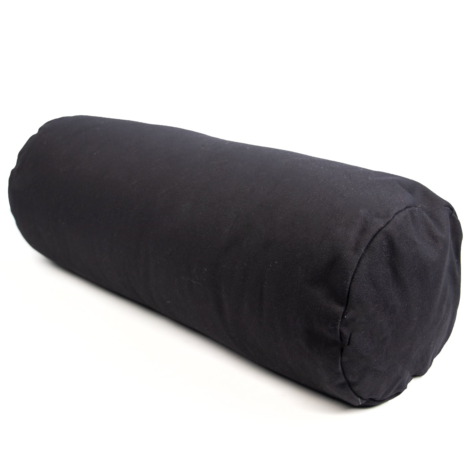 black bolster pillow
