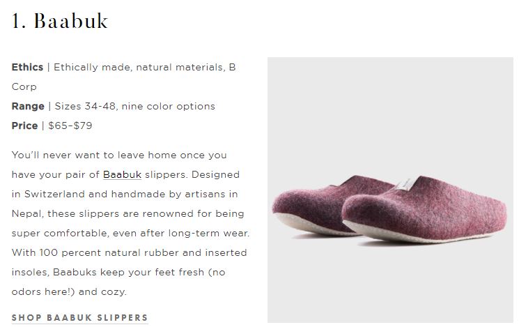 baabuk slippers review