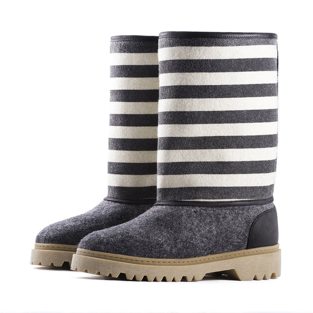 Wool Boots - Marine Black | Baabuk 