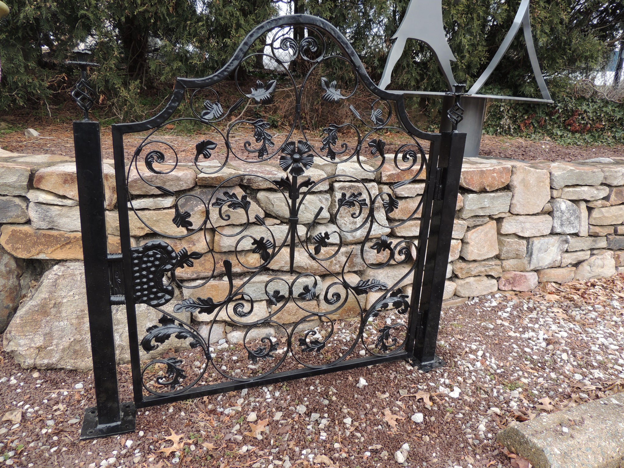 Floral Garden Entrance Gate | gardenaccents