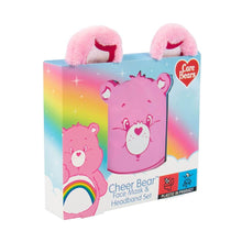 Load image into Gallery viewer, Care Bears Cheer Bear Face Mask &amp; Headband Set.
