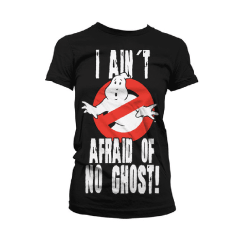 Ladies Ghostbusters I Ain T Afraid Of No Ghost T Shirt Retro Styler