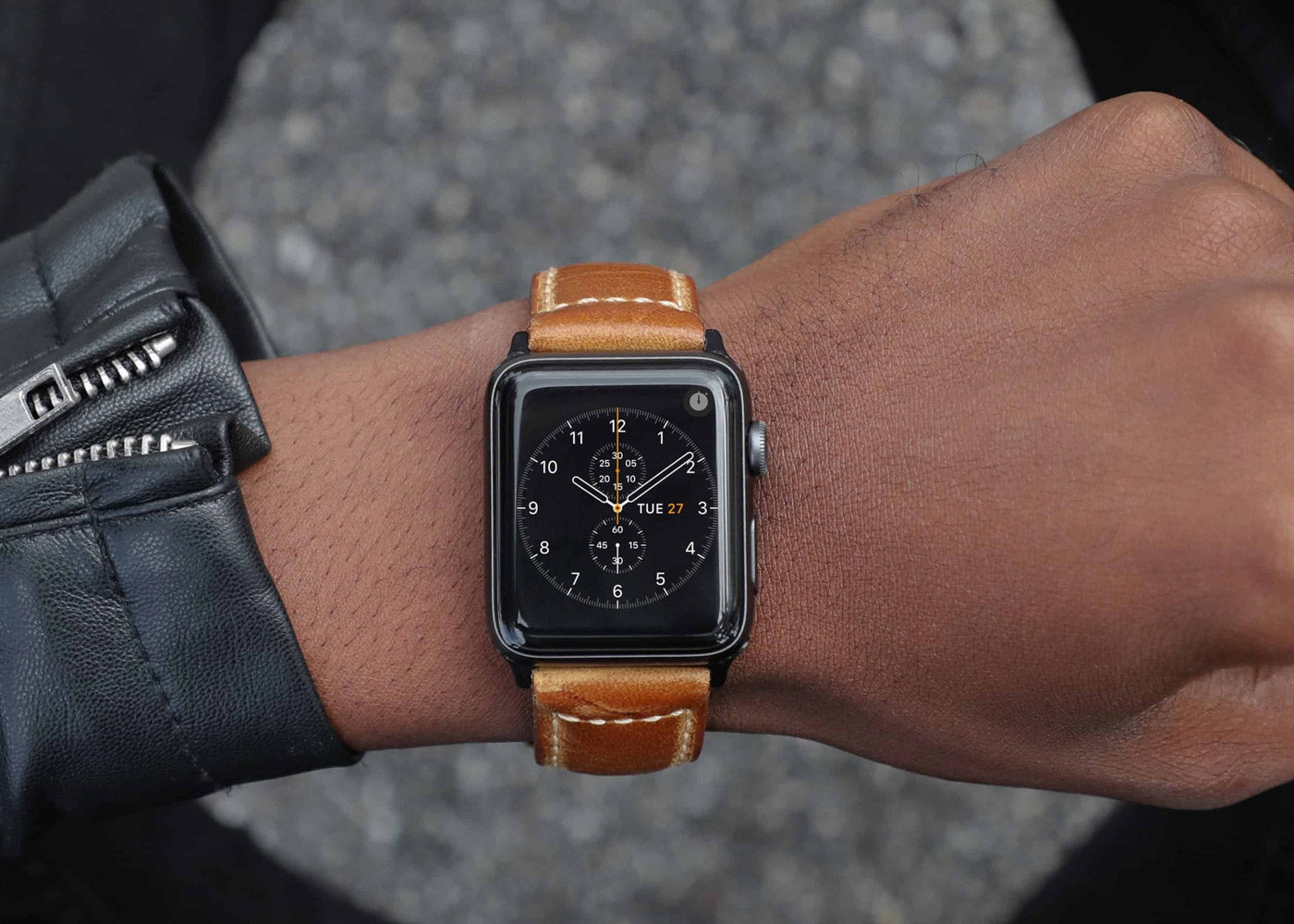 Apple watch leather band