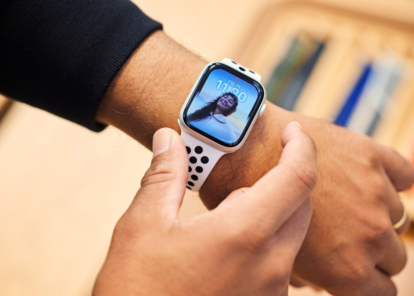 Apple Watch Series 8 on wrist