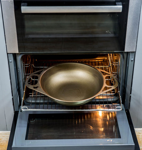 Solidteknics wok oven seasoning