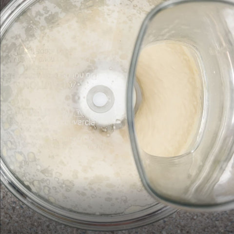 Blending smooth and creamy hummus