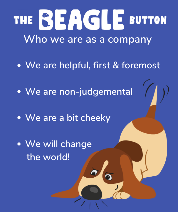 The Beagle Button who are we 