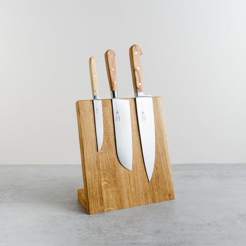 GT Woodshop oak knife rack