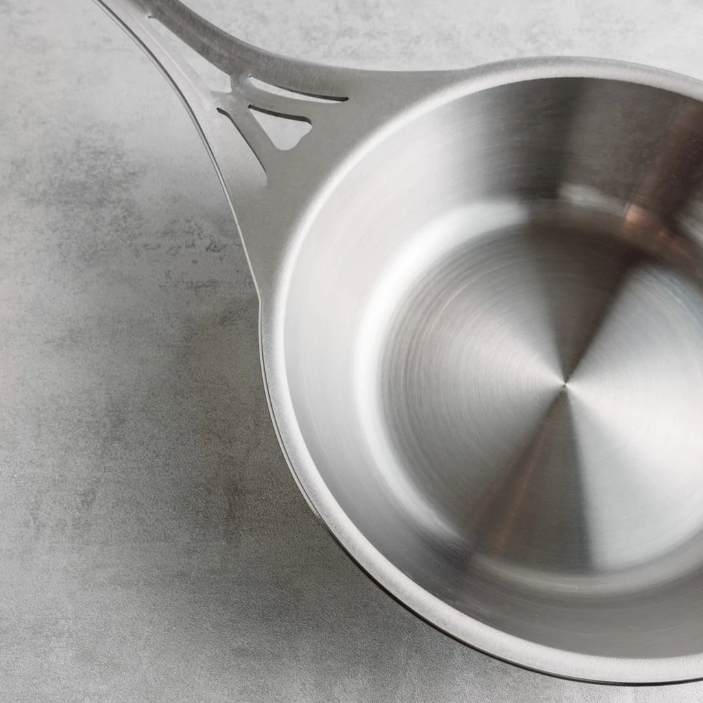 stainless steel solidteknics frying pan