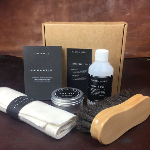 Tanner Bates leather care kit