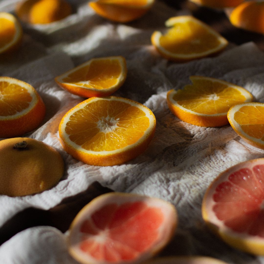 Drying out oranges