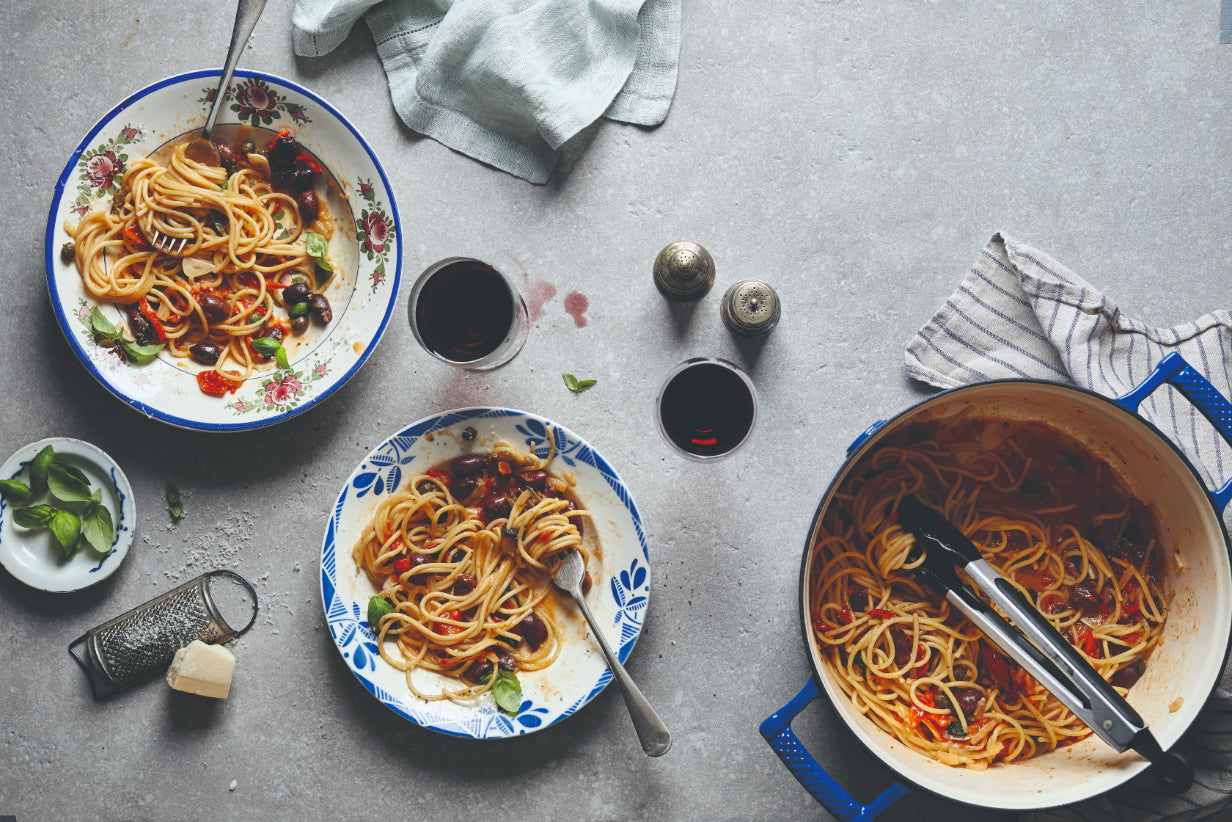 Vegetarian spaghetti recipe