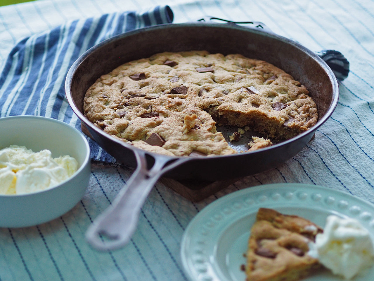 Giant cookie in a pan recipe