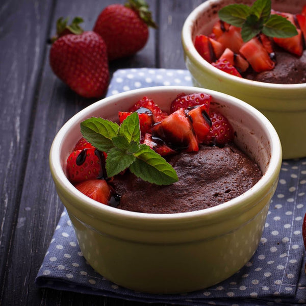 Valentine's Recipes - Chocolate-Covered Strawberry Cakes