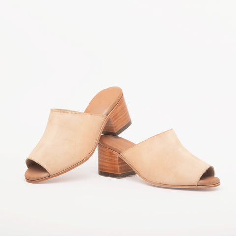 tan leather mules uk