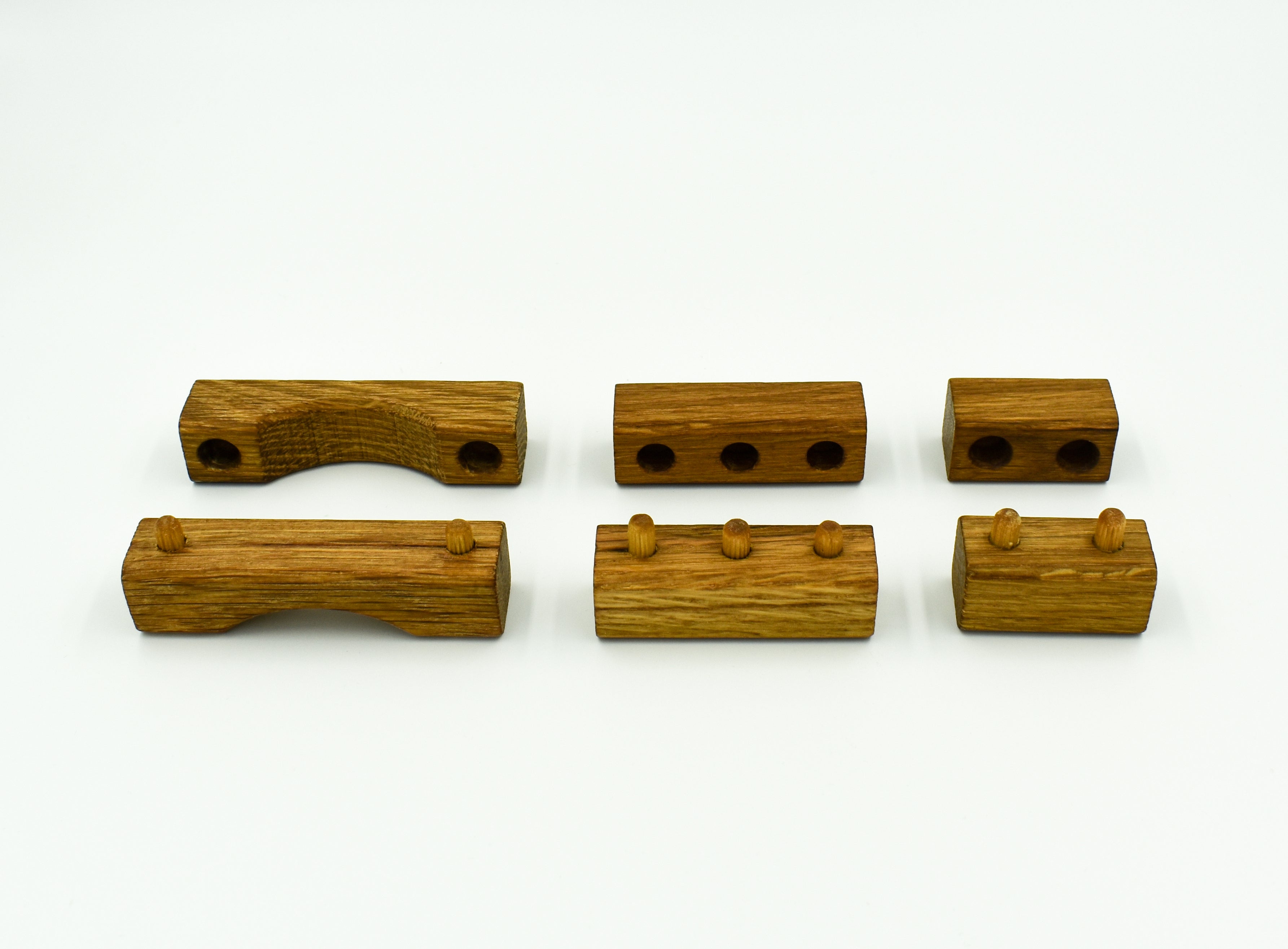 interlocking wooden blocks