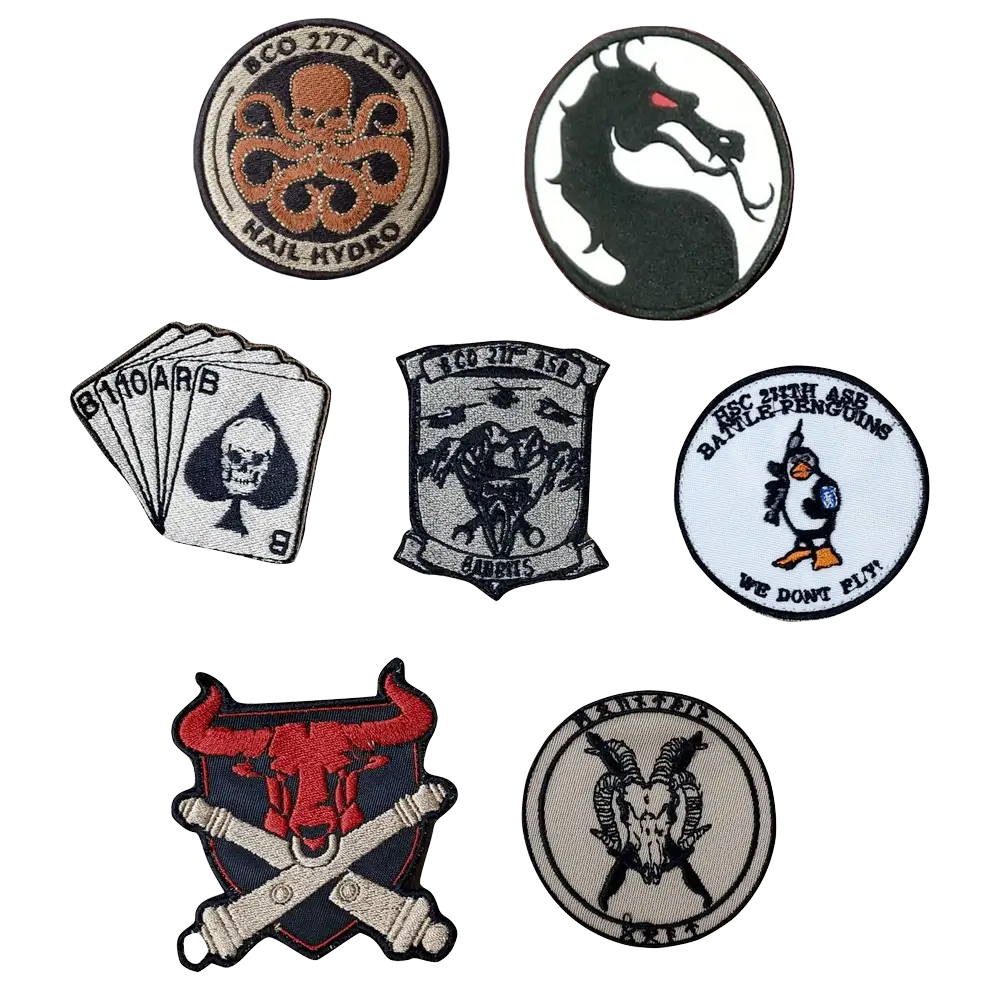 vihadevi Custom Embroidery Patches,Custom Patches for Your Company and  Team, Any Size, Any Shape can be Customized, Four Modes on The Back: Hook  and