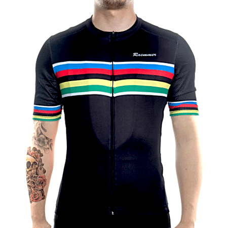 rainbow bike jersey