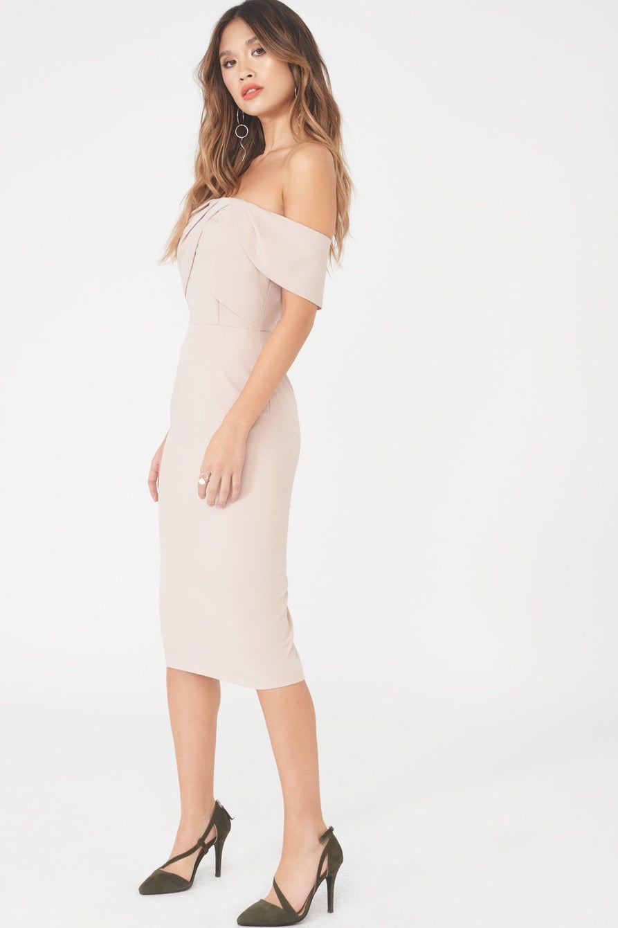 double layer midi dress