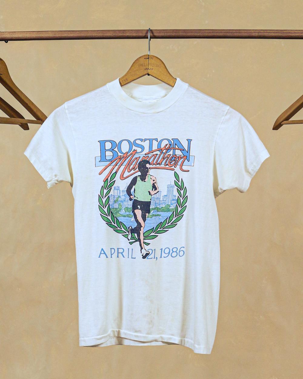 1986 Boston Marathon Runner Tee