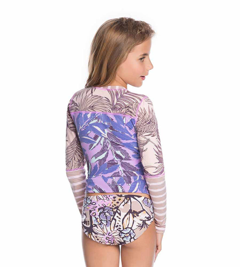 Acai And Violets Girls Rashguard Bikini By Maaji Kayokoko Swimwear Usa