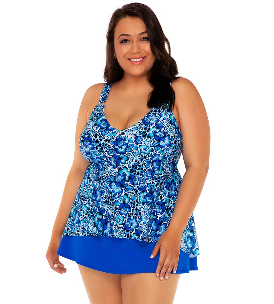 AQUA REEF AMELIA TANKINI BY SUNSETS ESCAPE - Kayokoko Swimwear USA