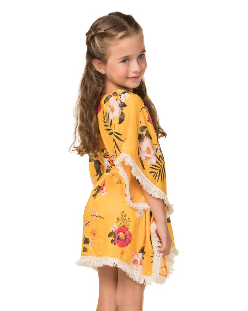 CLEMENTINE IRIS GIRLS TUNIC BY AGUA BENDITA - Kayokoko Swimwear USA