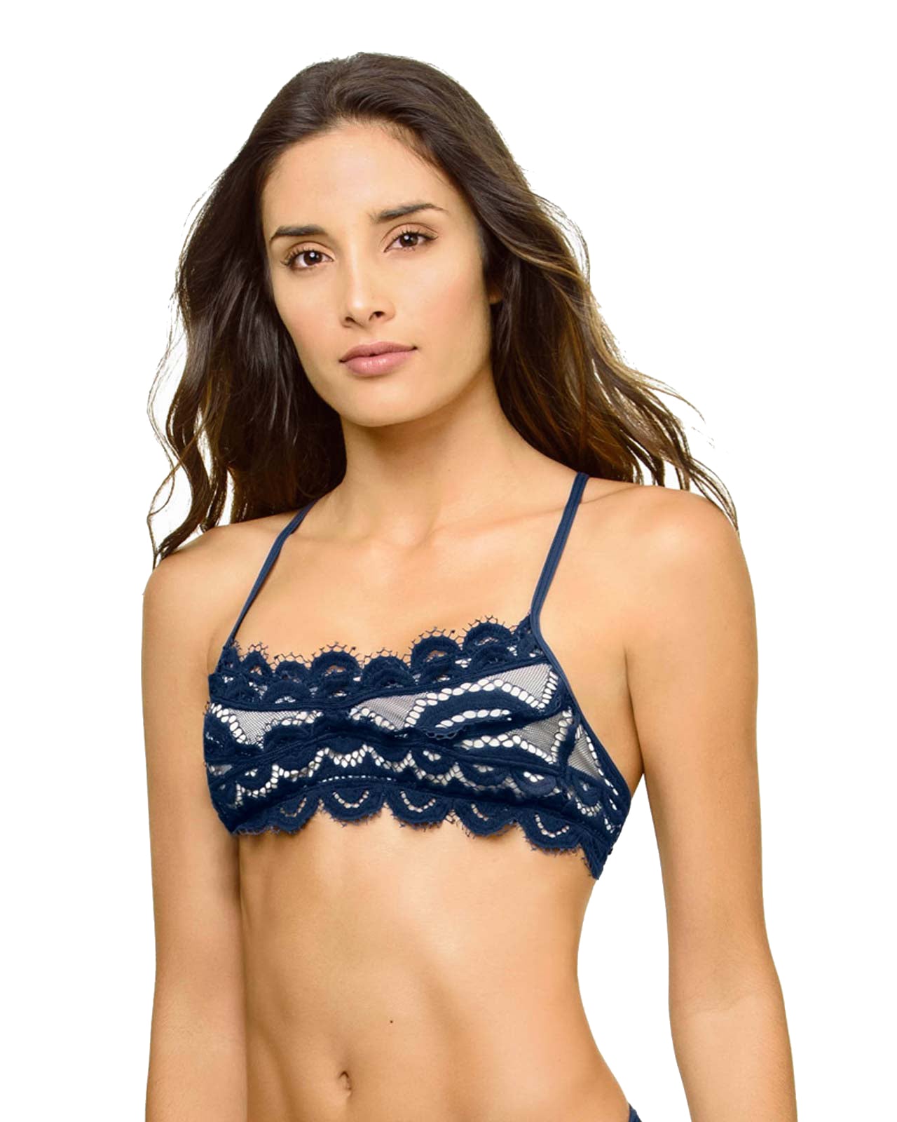 navy blue bralette top