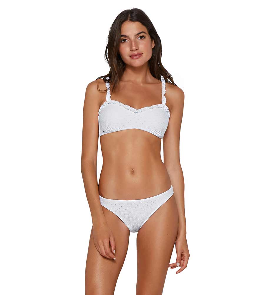 white eyelet swimsuit