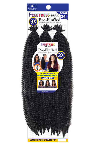 Freetress 3x Pre-Fluffed Water Popping Twist 20 – Kuza Hair and