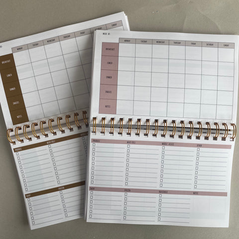 meal planning notebook