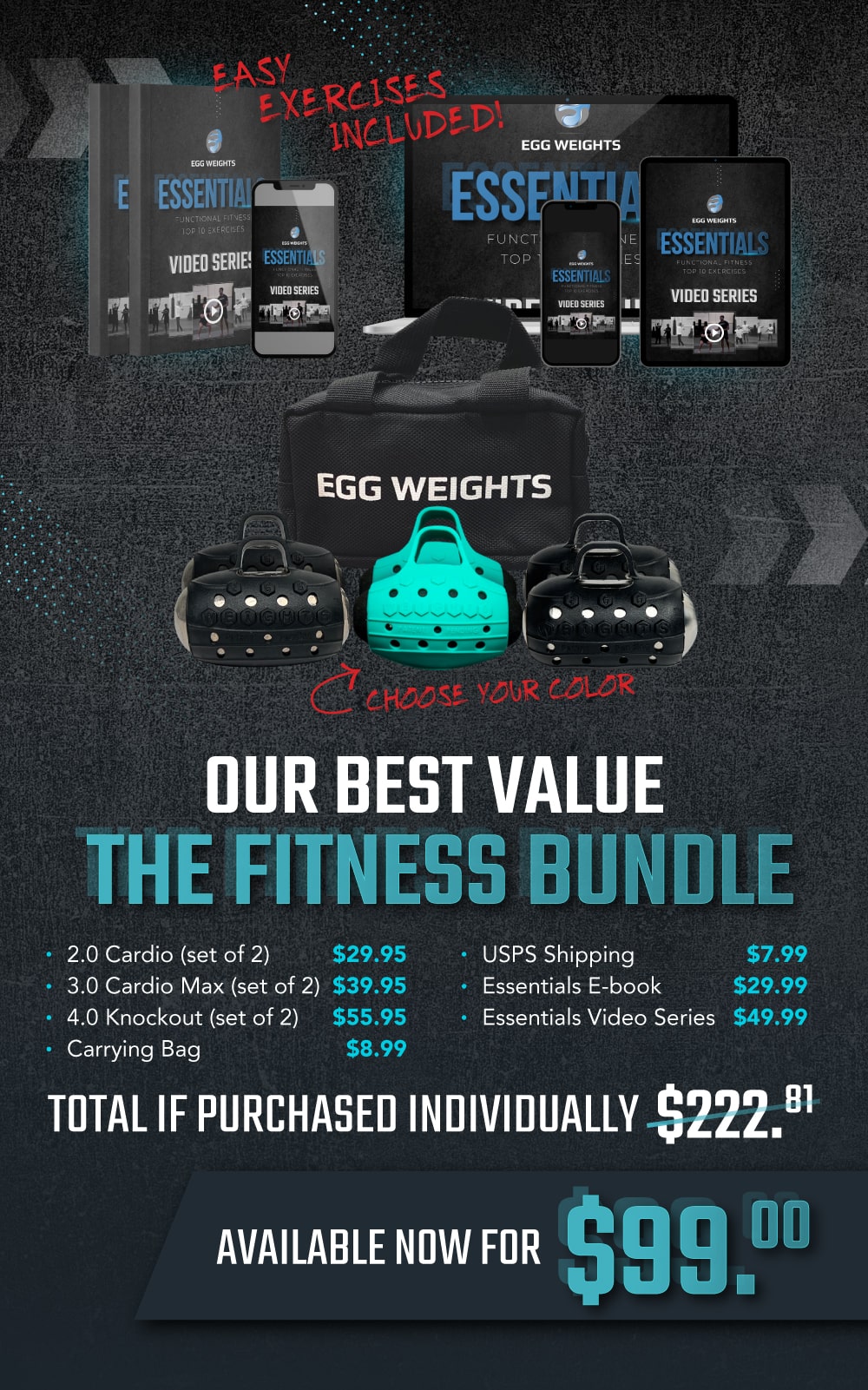 Egg Weights Fitness bundle