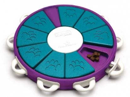 Nina Ottosson Dog Hide N'Slide Interactive Puzzle Purple Level 2 – Four  Muddy Paws