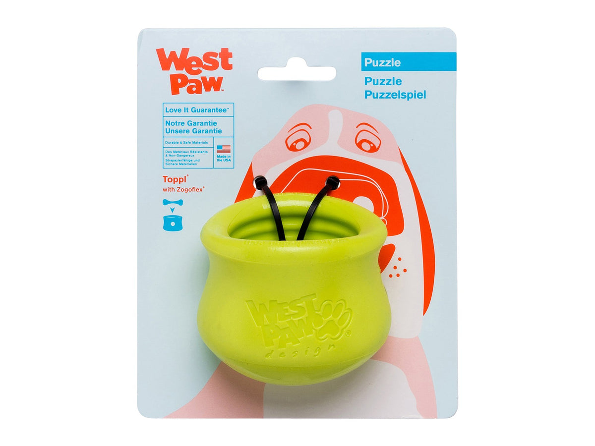 West Paw Toppl Stopper Tangerine