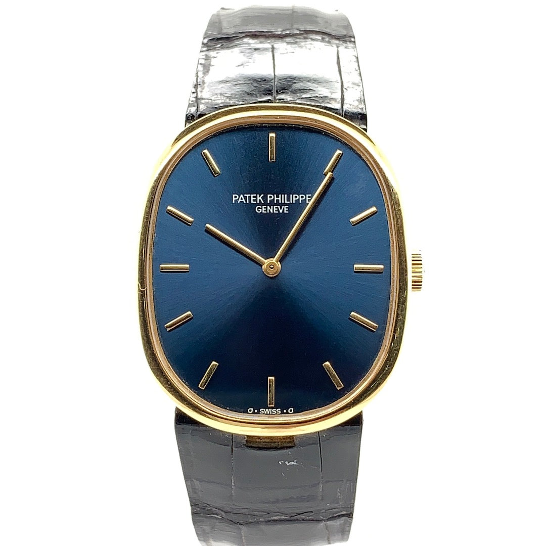 Patek Philippe, Golden Ellipse Blue Dial, Ref. 3848J