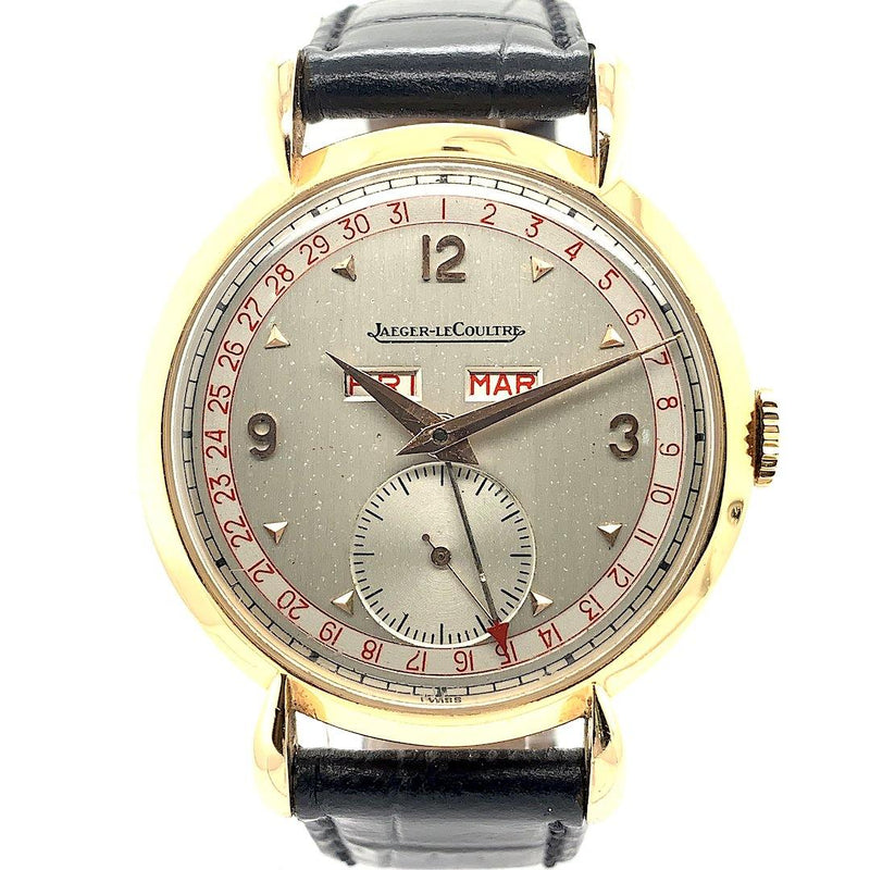 JaegerLeCoultre Vintage Triple Calendar 14K Rose Gold 1940's