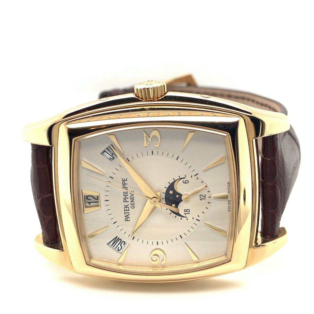 Pre-Owned Patek Philippe Gondolo Annual Calendar Moon Phase Ref. 5135J ...