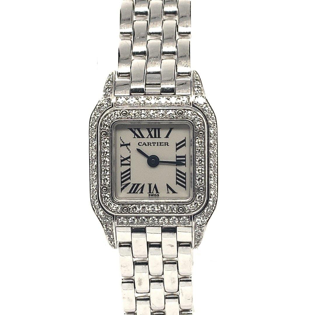 Pre-Owned Cartier Panthere Mini 18K WG & Diamonds Ref. 2363 – Twain ...