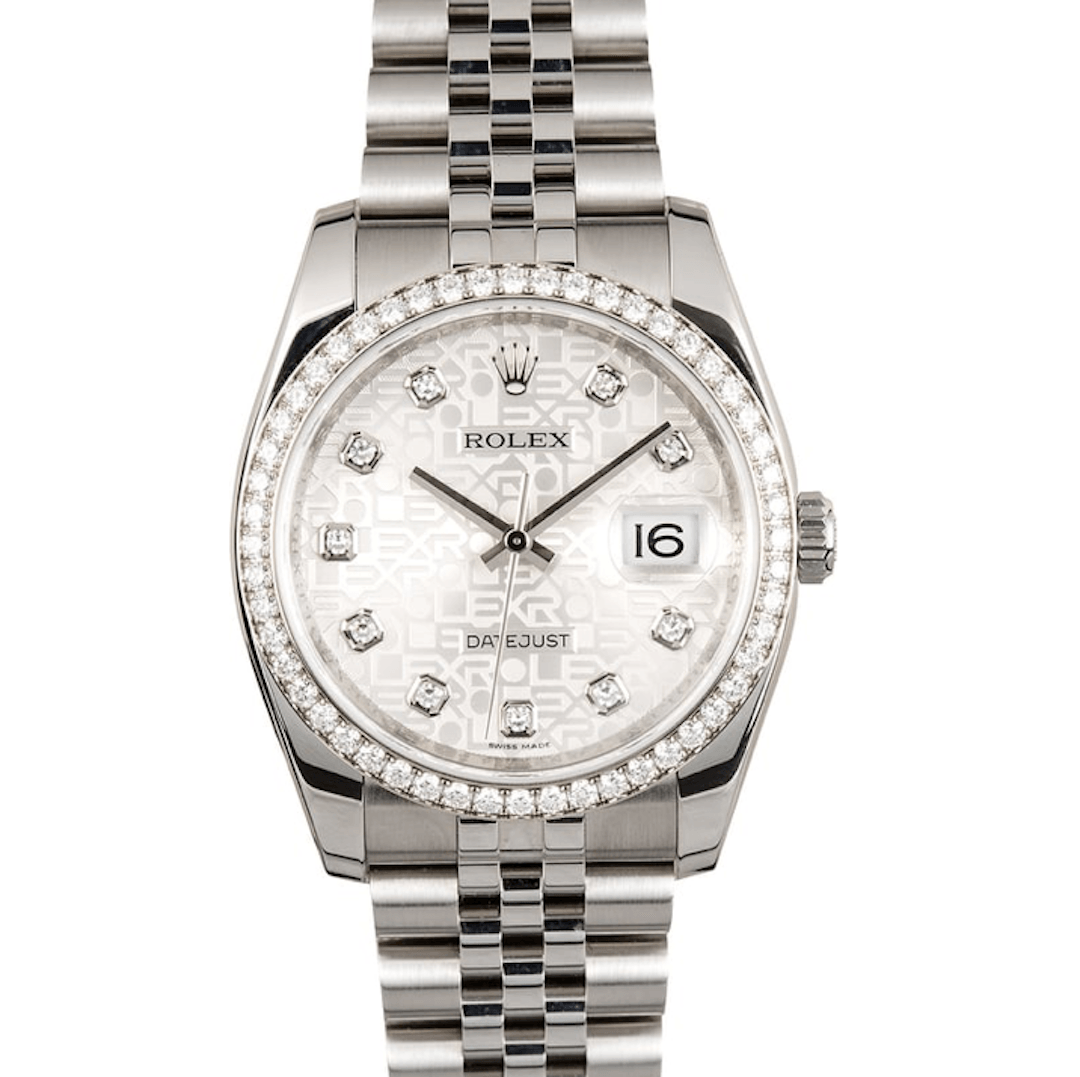 Rolex Datejust Stainless Steel Diamond 