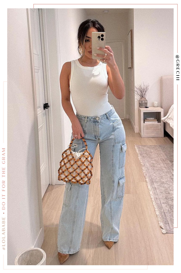 Carmella Low Waist Y2K Jeans Denim
